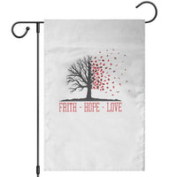 World AIDS Day Awareness Gift Garden Flag Faith Hope Love - Wonder Print Shop