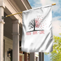 World AIDS Day Awareness Gift Garden Flag Faith Hope Love - Wonder Print Shop