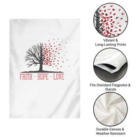 World AIDS Day Awareness Gift Garden Flag Faith Hope Love - Wonder Print Shop