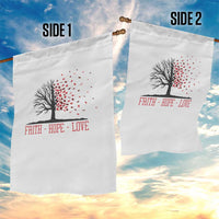 World AIDS Day Awareness Gift Garden Flag Faith Hope Love - Wonder Print Shop