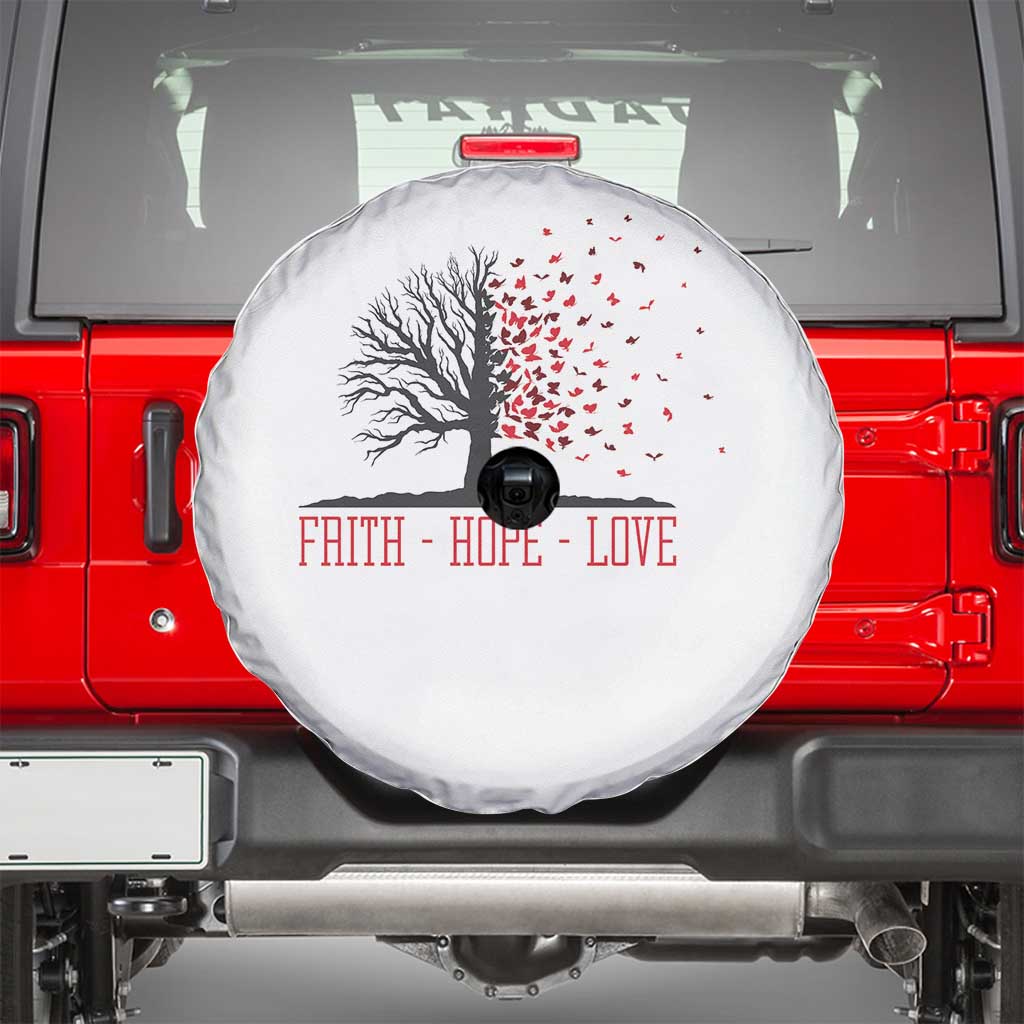 World AIDS Day Awareness Gift Spare Tire Cover Faith Hope Love - Wonder Print Shop