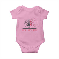World AIDS Day Awareness Gift Baby Onesie Faith Hope Love - Wonder Print Shop