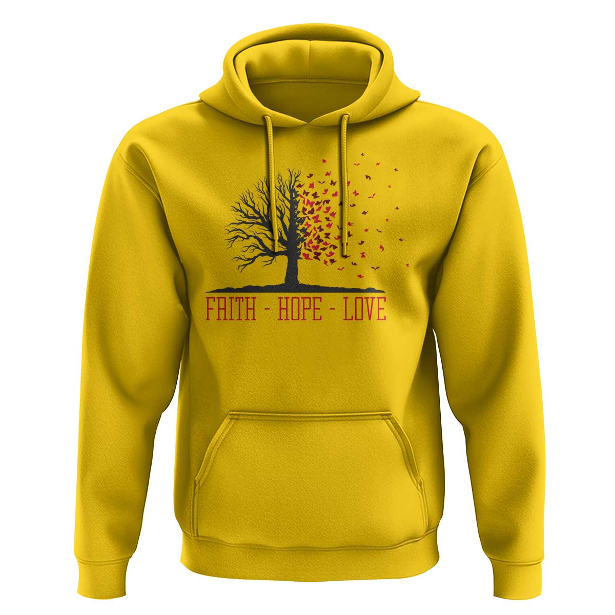 World AIDS Day Awareness Gift Hoodie Faith Hope Love - Wonder Print Shop