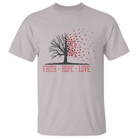World AIDS Day Awareness Gift T Shirt Faith Hope Love - Wonder Print Shop