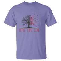World AIDS Day Awareness Gift T Shirt Faith Hope Love - Wonder Print Shop