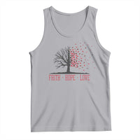 World AIDS Day Awareness Gift Tank Top Faith Hope Love - Wonder Print Shop