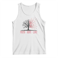 World AIDS Day Awareness Gift Tank Top Faith Hope Love - Wonder Print Shop