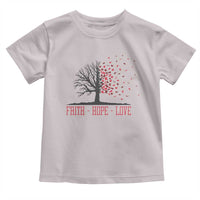 World AIDS Day Awareness Gift Toddler T Shirt Faith Hope Love - Wonder Print Shop