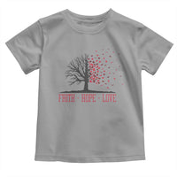 World AIDS Day Awareness Gift Toddler T Shirt Faith Hope Love - Wonder Print Shop
