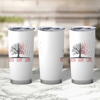 World AIDS Day Awareness Gift Tumbler Cup Faith Hope Love - Wonder Print Shop