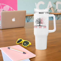World AIDS Day Awareness Gift Tumbler With Handle Faith Hope Love - Wonder Print Shop