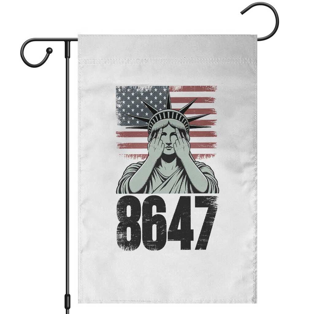 8647 Statue Of Liberty Garden Flag Political Satire Protest Poster Graphic