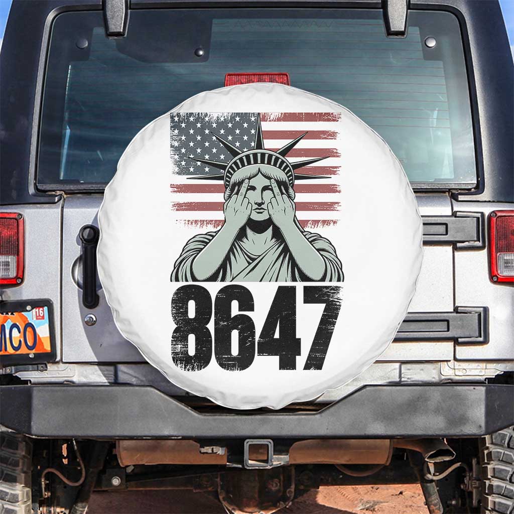 8647 Statue Of Liberty Spare Tire Cover Political Satire Protest Poster Graphic