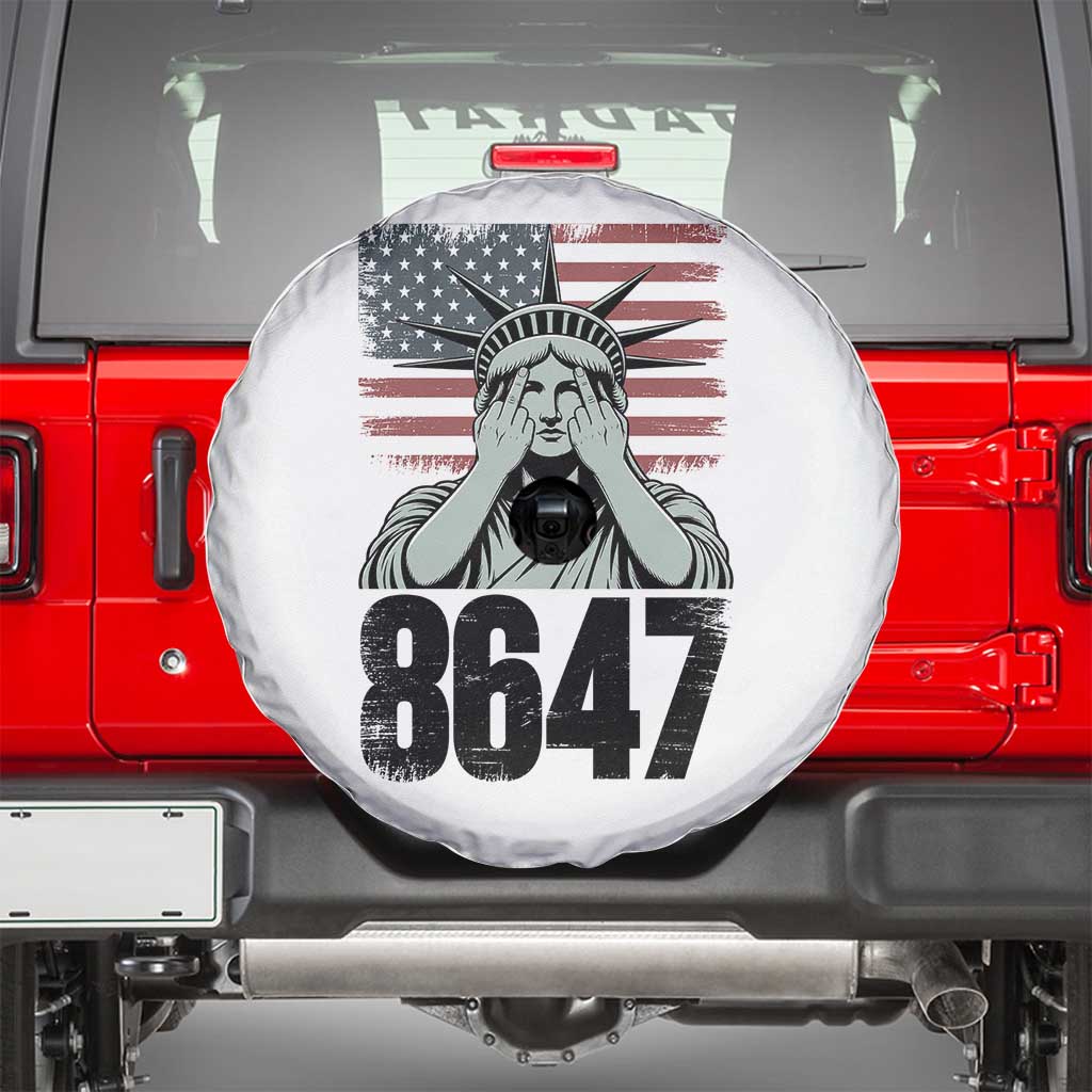 8647 Statue Of Liberty Spare Tire Cover Political Satire Protest Poster Graphic