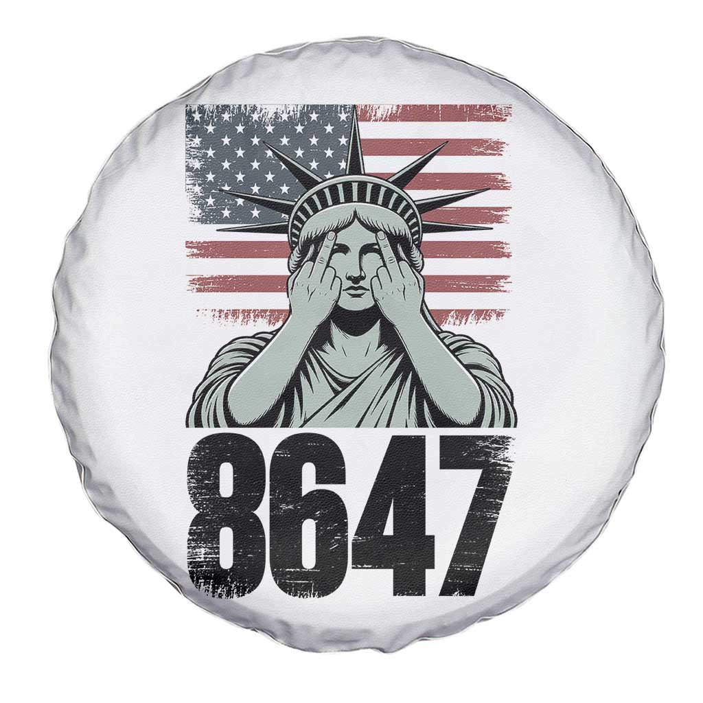8647 Statue Of Liberty Spare Tire Cover Political Satire Protest Poster Graphic