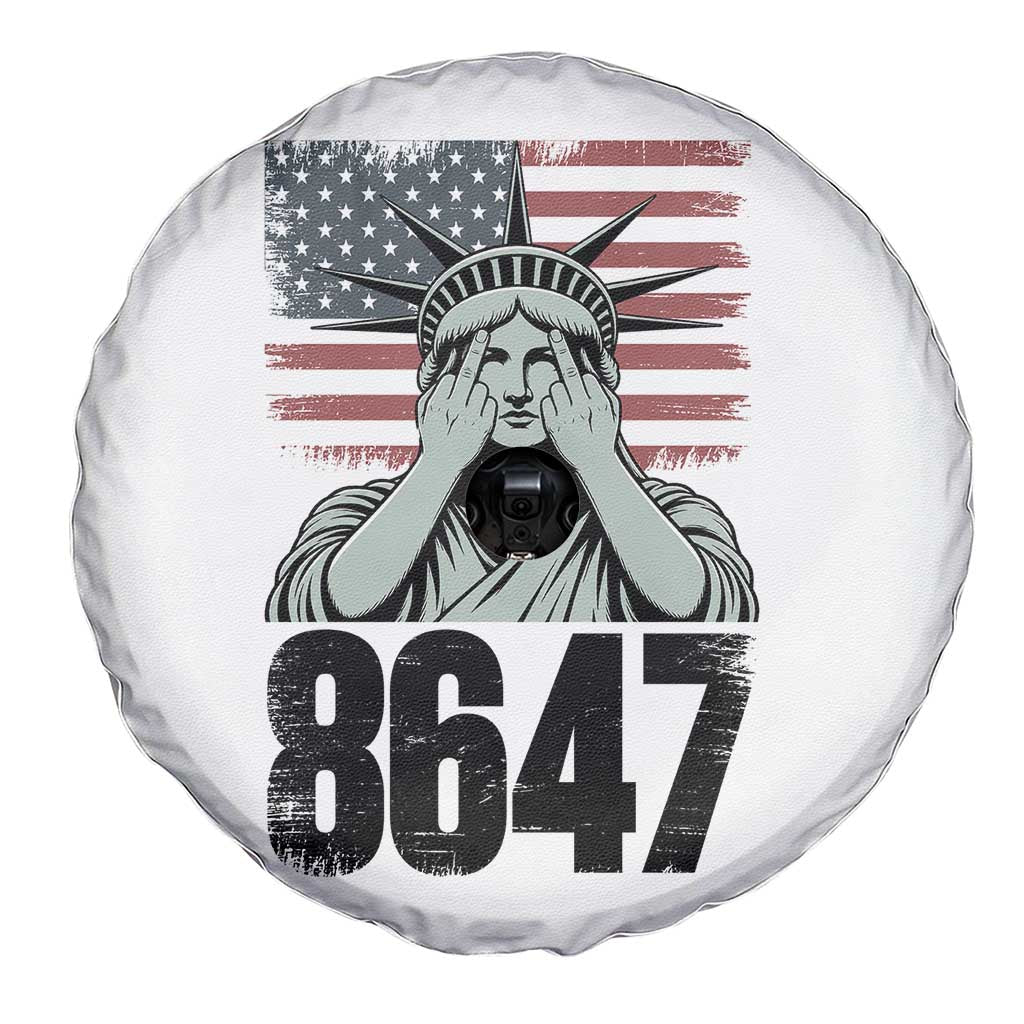 8647 Statue Of Liberty Spare Tire Cover Political Satire Protest Poster Graphic