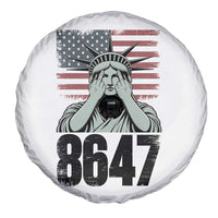 8647 Statue Of Liberty Spare Tire Cover Political Satire Protest Poster Graphic