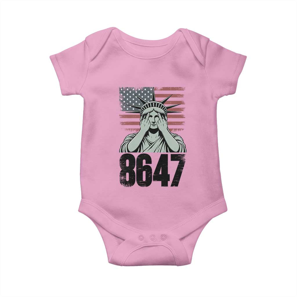 8647 Statue Of Liberty Baby Onesie Political Satire Protest Poster Graphic