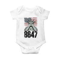 8647 Statue Of Liberty Baby Onesie Political Satire Protest Poster Graphic