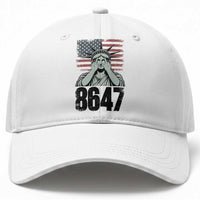 8647 Statue Of Liberty Baseball Cap Political Satire Protest Poster Graphic