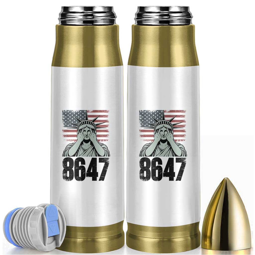 8647 Statue Of Liberty Bullet Tumbler Political Satire Protest Poster Graphic