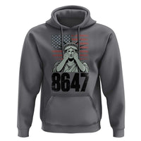 8647 Statue Of Liberty Hoodie Political Satire Protest Poster Graphic