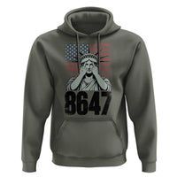 8647 Statue Of Liberty Hoodie Political Satire Protest Poster Graphic