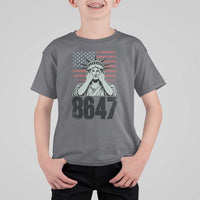 8647 Statue Of Liberty T Shirt For Kid Political Satire Protest Poster Graphic
