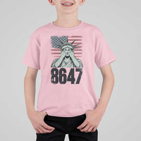 8647 Statue Of Liberty T Shirt For Kid Political Satire Protest Poster Graphic
