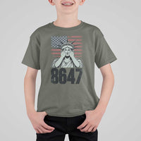 8647 Statue Of Liberty T Shirt For Kid Political Satire Protest Poster Graphic