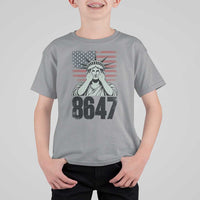 8647 Statue Of Liberty T Shirt For Kid Political Satire Protest Poster Graphic