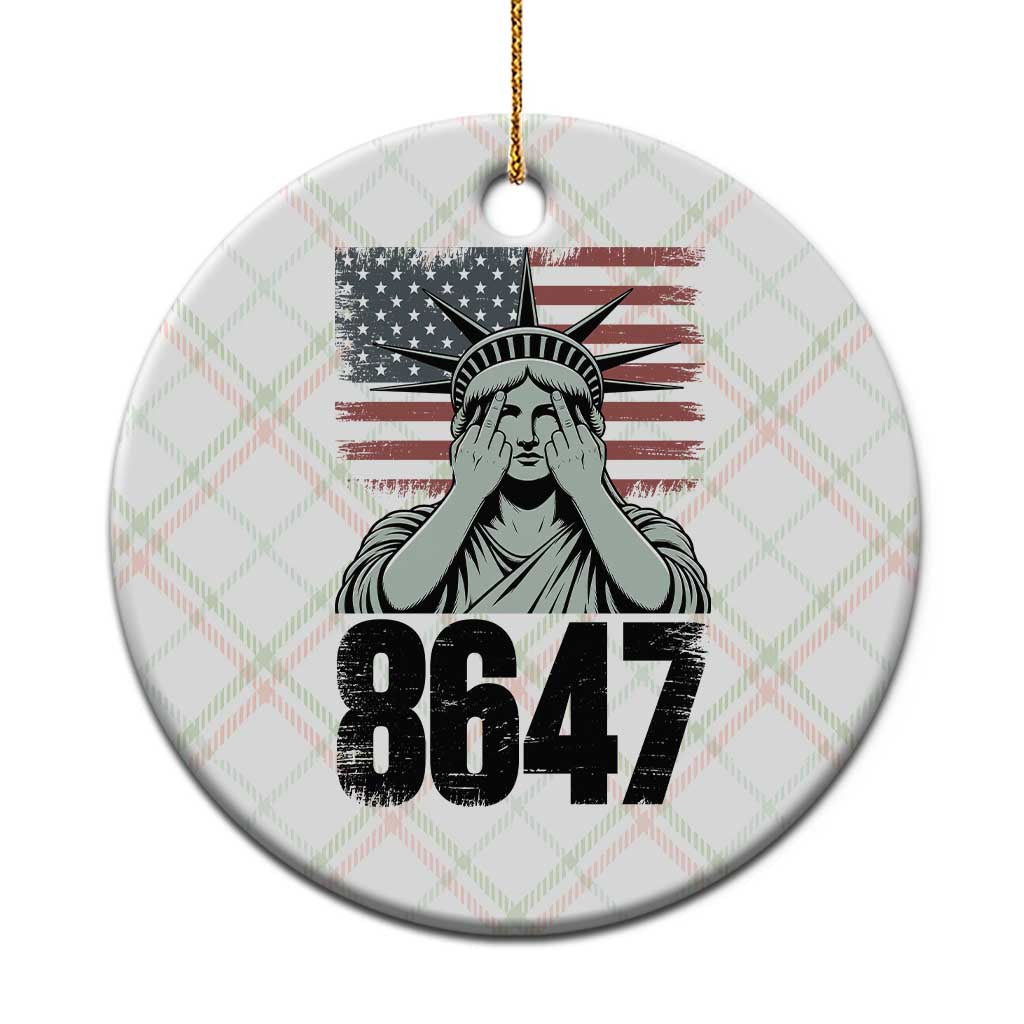8647 Statue Of Liberty Ceramic Ornament Political Satire Protest Poster Graphic