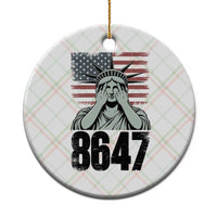 8647 Statue Of Liberty Ceramic Ornament Political Satire Protest Poster Graphic