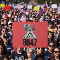 8647 Statue Of Liberty Protest Sign Political Satire Protest Poster Graphic