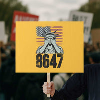 8647 Statue Of Liberty Protest Sign Political Satire Protest Poster Graphic