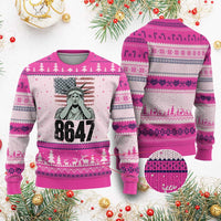 8647 Statue Of Liberty Ugly Christmas Sweater Political Satire Protest Poster Graphic