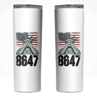 8647 Statue Of Liberty Skinny Tumbler Political Satire Protest Poster Graphic