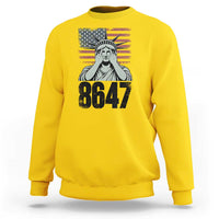 8647 Statue Of Liberty Sweatshirt Political Satire Protest Poster Graphic