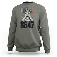 8647 Statue Of Liberty Sweatshirt Political Satire Protest Poster Graphic