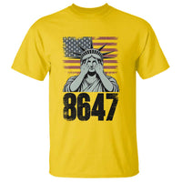 8647 Statue Of Liberty T Shirt Political Satire Protest Poster Graphic
