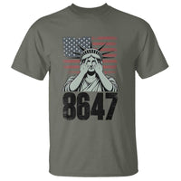 8647 Statue Of Liberty T Shirt Political Satire Protest Poster Graphic