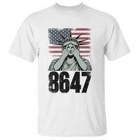 8647 Statue Of Liberty T Shirt Political Satire Protest Poster Graphic