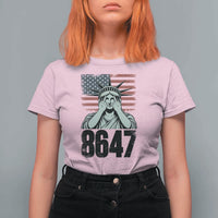 8647 Statue Of Liberty T Shirt For Women Political Satire Protest Poster Graphic