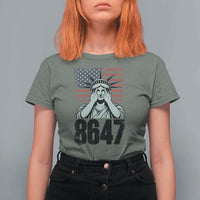 8647 Statue Of Liberty T Shirt For Women Political Satire Protest Poster Graphic