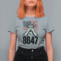 8647 Statue Of Liberty T Shirt For Women Political Satire Protest Poster Graphic