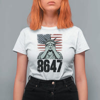 8647 Statue Of Liberty T Shirt For Women Political Satire Protest Poster Graphic