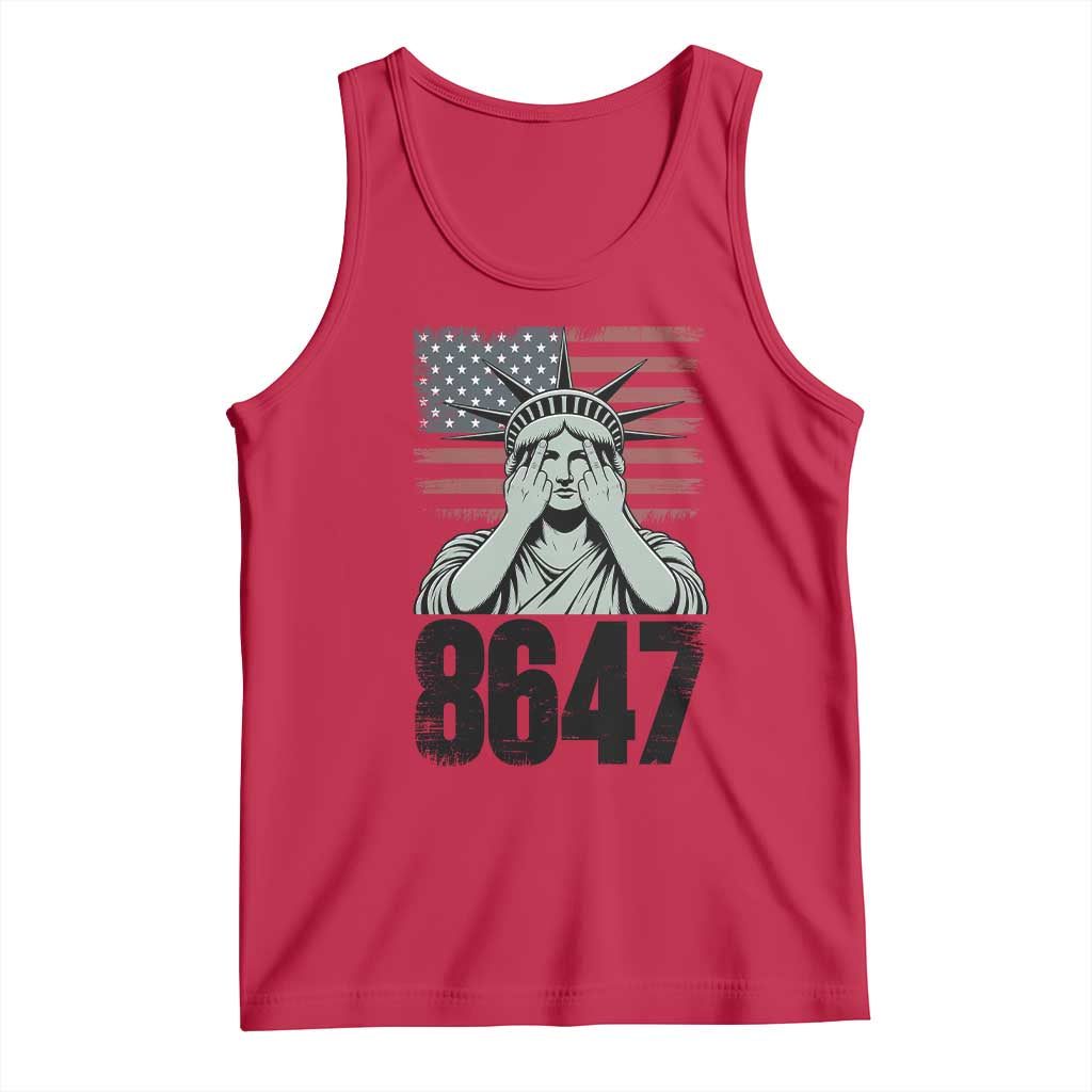 8647 Statue Of Liberty Tank Top Political Satire Protest Poster Graphic