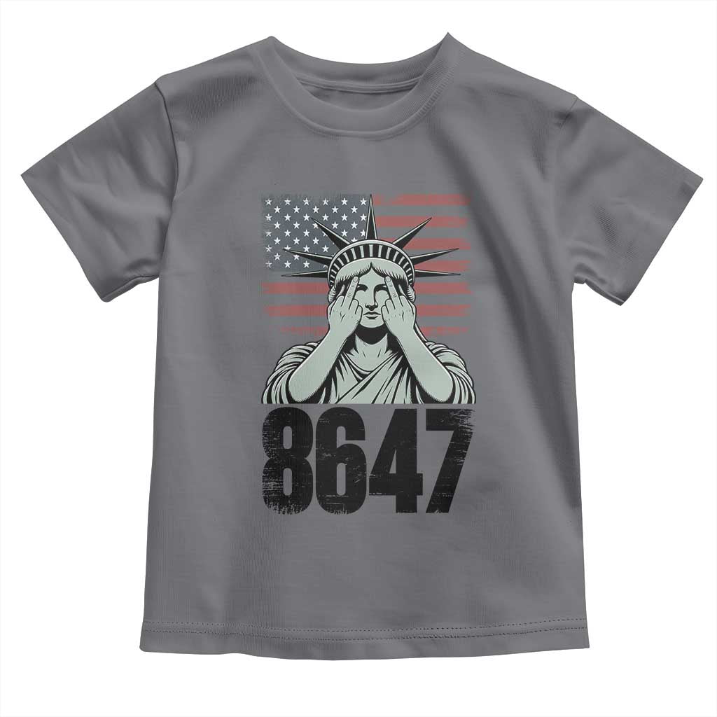 8647 Statue Of Liberty Toddler T Shirt Political Satire Protest Poster Graphic