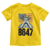 8647 Statue Of Liberty Toddler T Shirt Political Satire Protest Poster Graphic