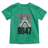 8647 Statue Of Liberty Toddler T Shirt Political Satire Protest Poster Graphic